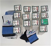 Lot of 14 Minnesota Timberwolves Giveaway Bobbleheads w/ Giveaway Scarves