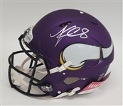 Kirk Cousins Autographed Minnesota Vikings Full Size Authentic Helmet Beckett  