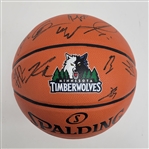 2014-15 Minnesota Timberwolves Team Signed Spalding Basketball Beckett