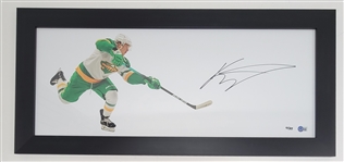 Kirill Kaprizov Autographed & Framed Minnesota Wild 12x30 Panoramic Photo LE #93/97 Beckett