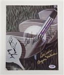 Multi-Signed Golf Greats 8x10 Photo w/ 8 Signatures Including Arnold Palmer PSA/DNA LOA