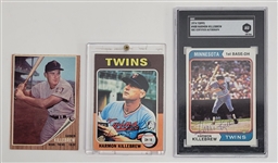 Lot of 3 Harmon Killebrew Cards w/ 1 Autographed