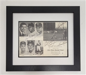 1970 Minnesota Twins Alumni Autographed & Framed 10x13 Photo w/ Beckett LOA