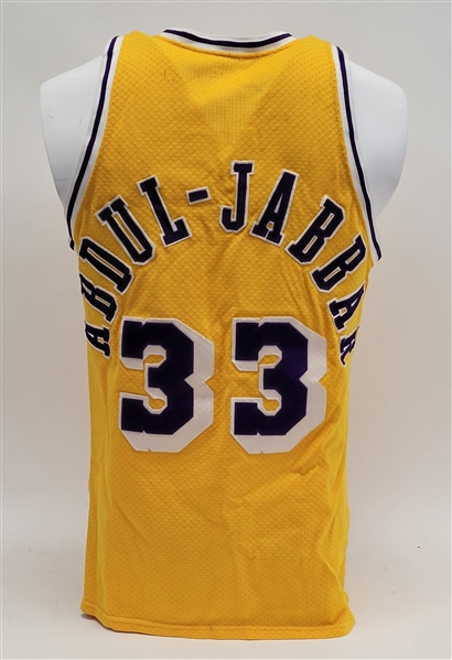 Kareem Abdul-Jabbar c. Late 1970s Los Angeles Lakers Game Used Jersey w/ Dave Miedema LOA