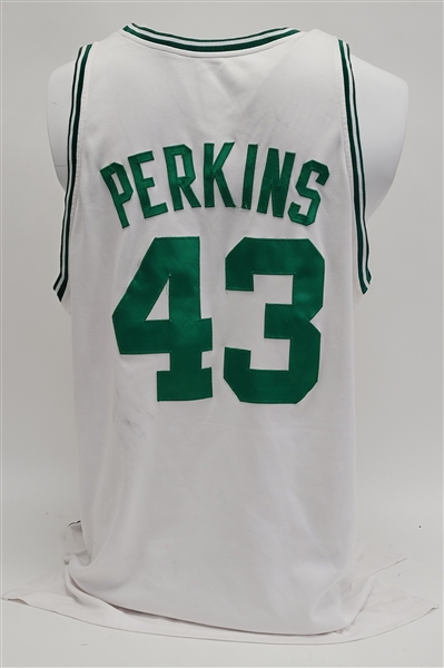 Kendrick Perkins 2005-06 Boston Celtics Game Used Jersey w/ Dave Miedema LOA