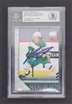 Kirill Kaprizov Autographed 2020-21 Upper Deck 05-06 Upper Deck Tribute Rookie Card Beckett Slabbed