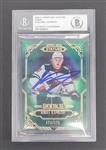 Kirill Kaprizov Autographed 2020-21 Upper Deck Stature Green Rookie Card LE #173/175 Beckett Slabbed