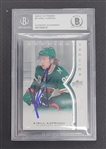 Kirill Kaprizov Autographed 2020-21 Upper Deck Premier #51 Rookie Card LE #254/299 Beckett Slabbed