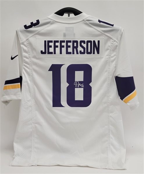 Justin Jefferson Autographed Minnesota Vikings Authentic Jersey Beckett