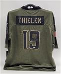 Adam Thielen Autographed Minnesota Vikings "Salute to Service" Jersey Beckett