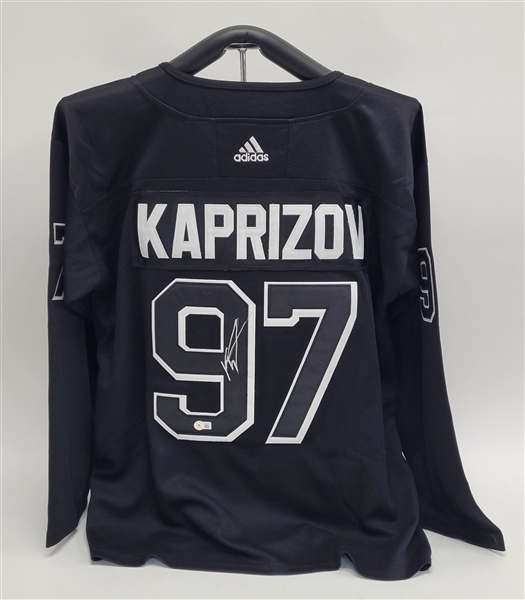 Kirill Kaprizov Autographed Minnesota North Stars Black Jersey Beckett