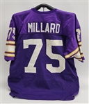 Keith Millard 1989 Minnesota Vikings Game Used Jersey w/ Dave Miedema LOA & Letter of Provenance From Tommy Kramer *DPOY Season*