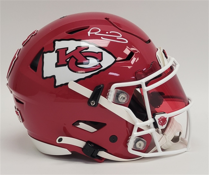 Patrick Mahomes Autographed Riddell Kansas City Chiefs Full Size Authentic SpeedFlex Helmet Beckett