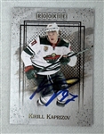 Kirill Kaprizov Autographed Russian Rookie Card Beckett