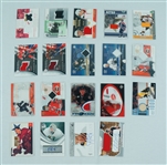 NHL Collection of 19 Autographed & Game Used Hockey Cards