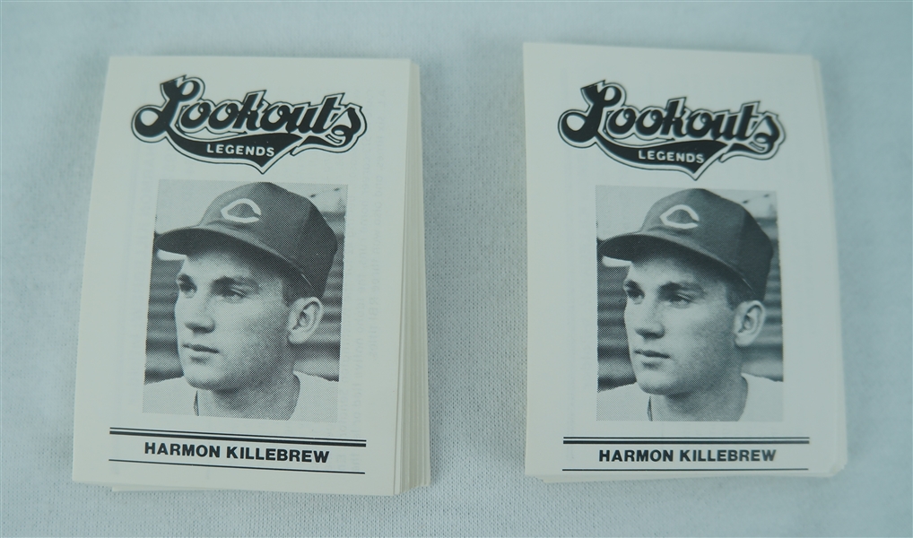 Minnesota Twins Lot of 2 Chattanooga Lookouts Sets w/ Harmon Killebrew