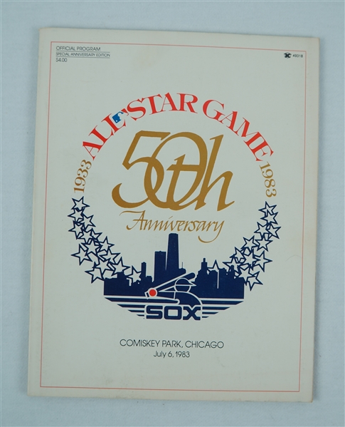 1983 All-Star Game Baseball Program