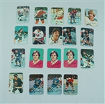 1976 NHL Collection of 19 Topps Glossy Cards w/ Bryan Trottier Rookie