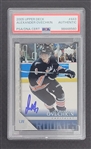 Alexander Ovechkin Autographed 2005 Upper Deck #443 Rookie Card PSA Slabbed