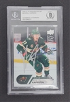 Kirill Kaprizov Autographed 2020-21 Upper Deck Rookies Box Set Rookie Card Beckett Slabbed