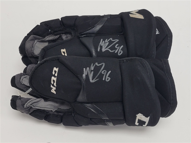 Mikko Rantanen Colorado Avalanche Game Used & Autographed Hockey Gloves w/ Letter of Provenance