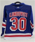 Henrik Lundqvist Autographed New York Rangers Adidas Jersey Beckett