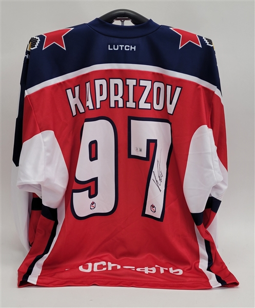 Kirill Kaprizov Autographed Russian Hockey Jersey Beckett