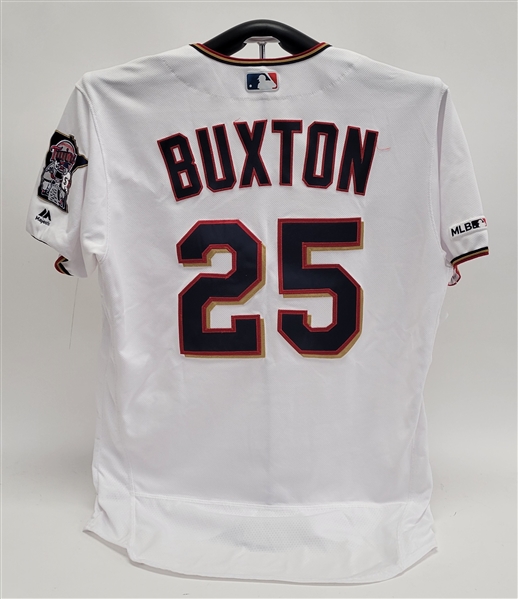 Byron Buxton 2019 Minnesota Twins Game Used Opening Day Jersey MLB