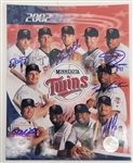 2002 Minnesota Twins Signed 8x10 Photo w/ David Ortiz Beckett