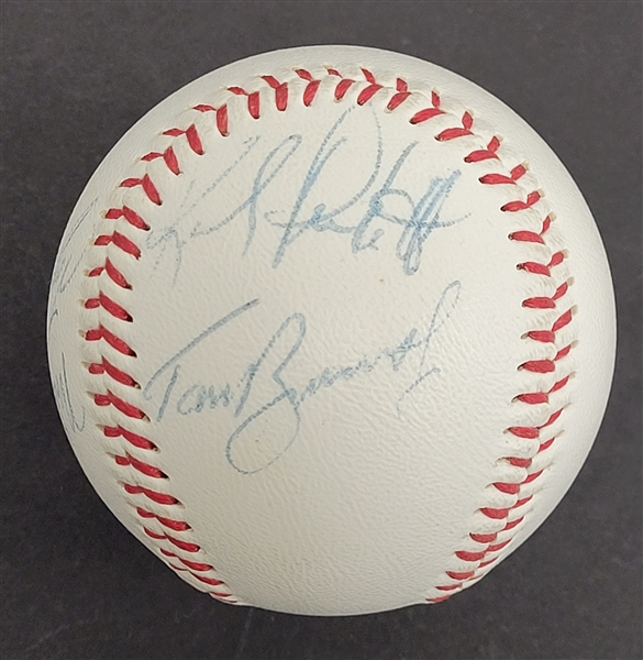 1985 Minnesota Twins Multi-Signed Baseball w/ Rookie Era Kirby Puckett Signature Beckett & JSA LOAs