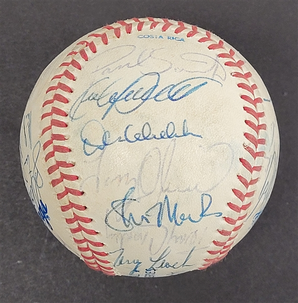 1991 Minnesota Twins Team Signed World Series Baseball w/ Beckett LOA