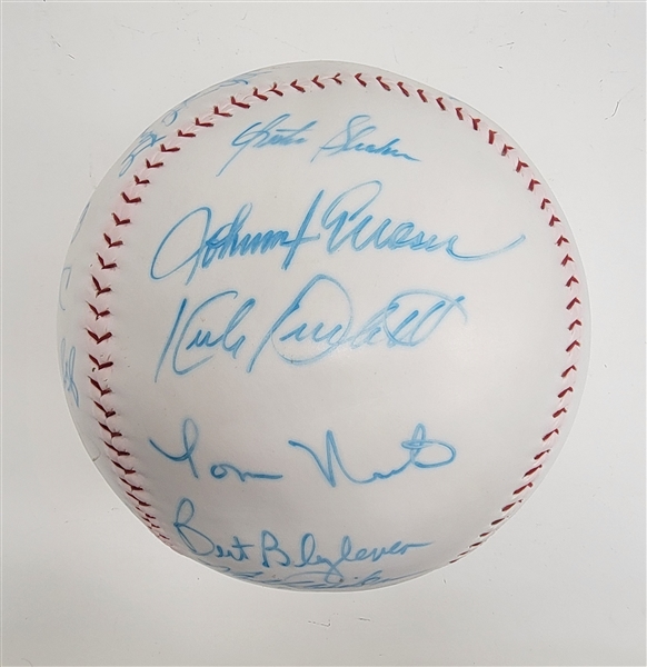 1988 Minnesota Twins Team Signed Oversized Baseball w/ Beckett LOA