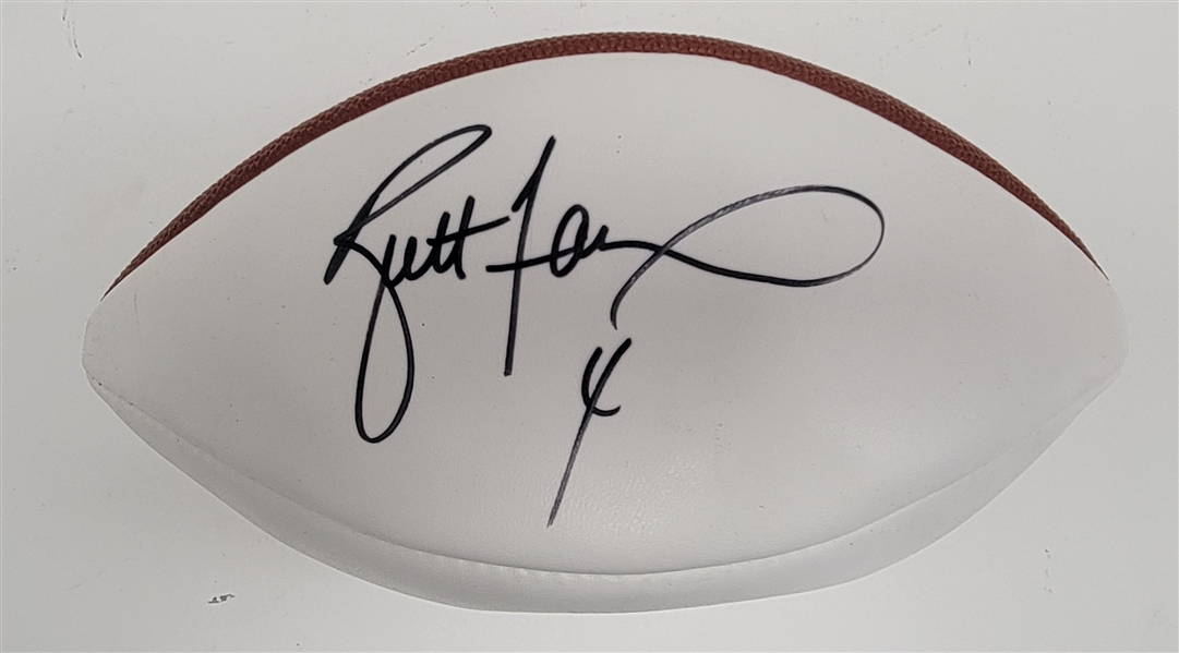 Brett Favre Autographed Wilson NFL Football Beckett