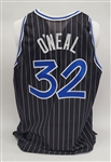 Shaquille ONeal 1995-96 Orlando Magic Game Used Jersey w/ Dave Miedema LOA