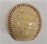 1955 Brooklyn Dodgers World Series Champions Team Signed Baseball w/ Jackie Robinson JSA LOA