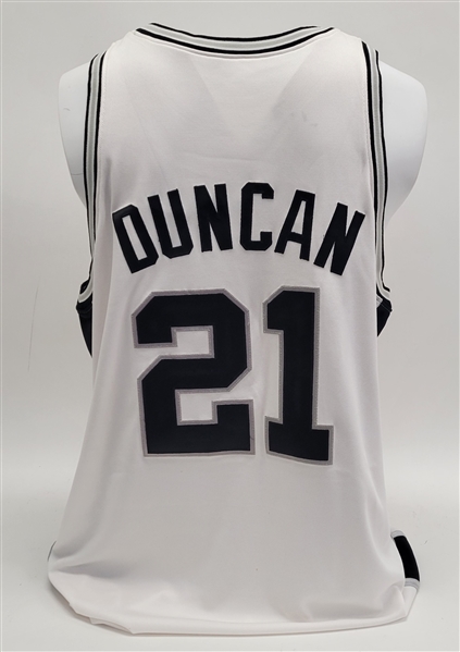 Tim Duncan 1999-00 San Antonio Spurs Game Used Jersey w/ Dave Miedema LOA