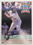 Kirby Puckett Autographed "Kirby Puckett Weekend" Postcard w/ Beckett LOA