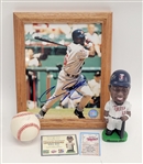 Cristian Guzman Autographed Bobblehead, Baseball, & 8x10 Photo