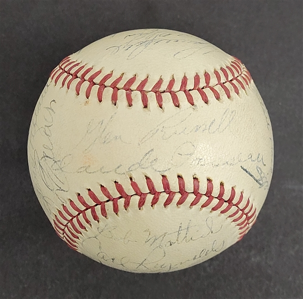 1939 Chicago Cubs Team Signed Baseball w/ JSA LOA