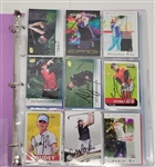 Large Collection of Womens Autographed Golf Cards, Magazines, & Cuts