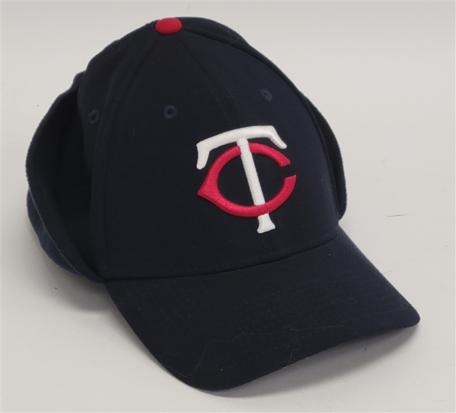 Minnesota Twins Game Used Cold Weather Cap