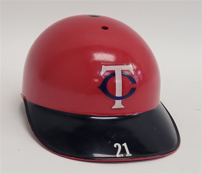 George Frazier 1986 Minnesota Twins Game Used Batting Helmet