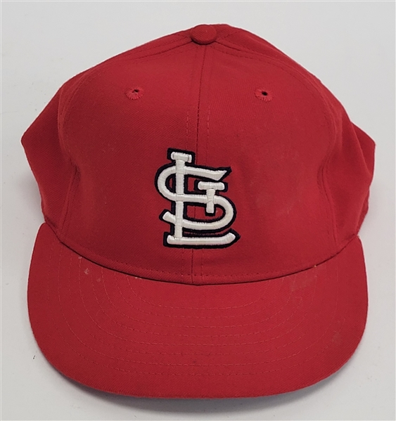 Vince Coleman St. Louis Cardinals Game Used Hat