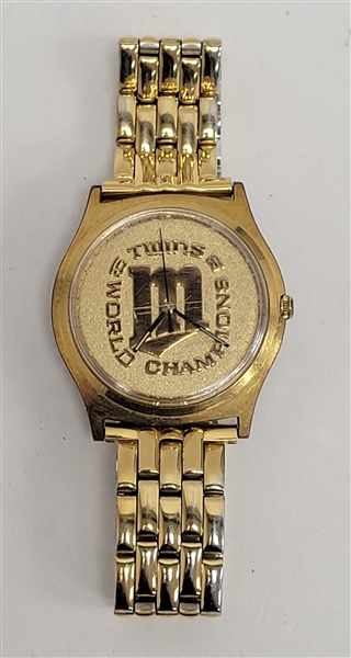 Minnesota Twins 1987 World Series Championship Watch Made by Jostens