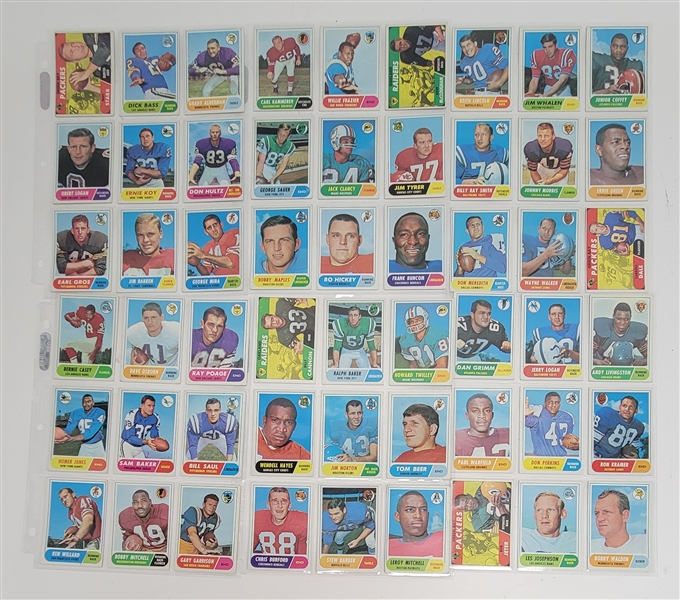 1968 Topps Football Complete Set