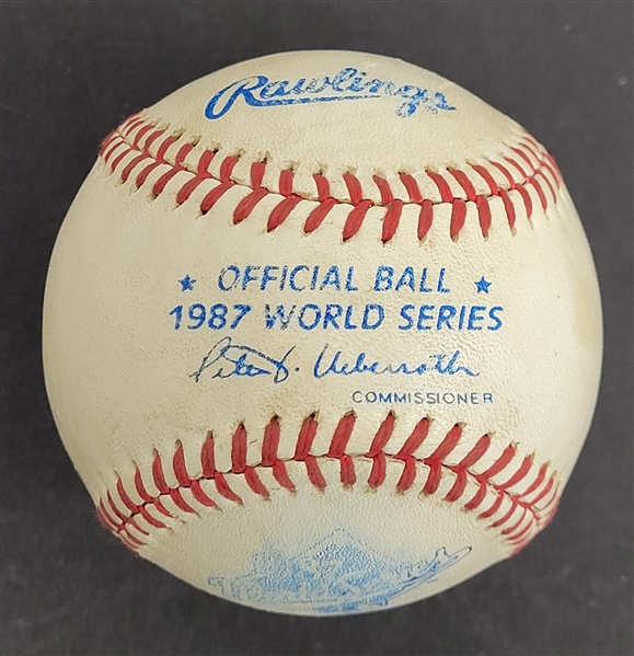 Rare 1987 World Series Game Used Baseball