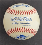 Rare 1987 World Series Game Used Baseball