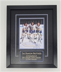 "Slap Shot - The Hanson Brothers" Autographed & Framed 8x10 Photo