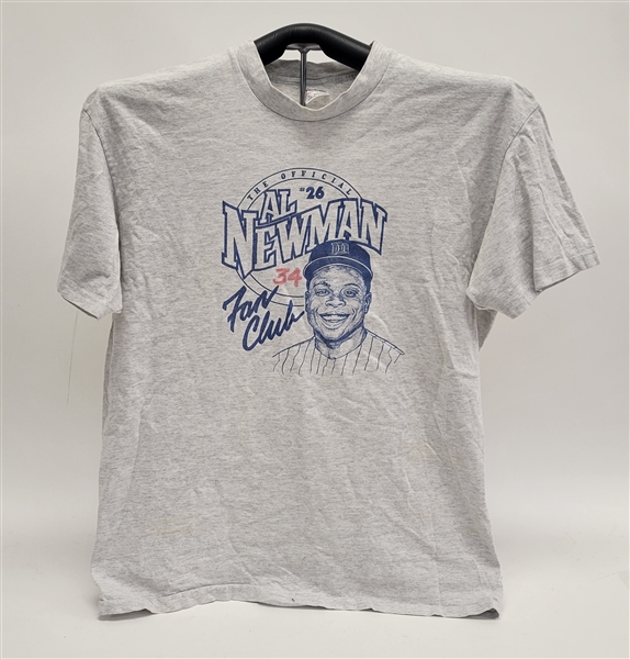 Kirby Puckett Worn Al Newman Fan Club T-Shirt