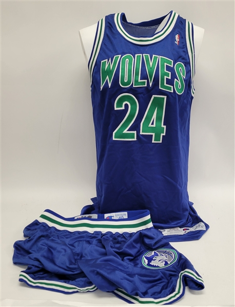 Tom Gugliotta 1994-95 Minnesota Timberwolves Game Used Uniform